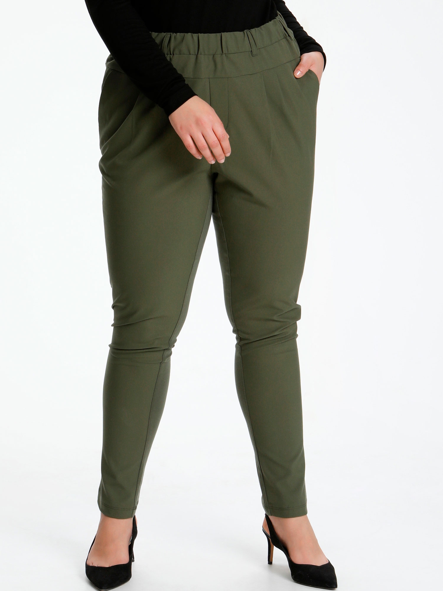KCJIA - Plus Size Bukser fra Kaffe Curve