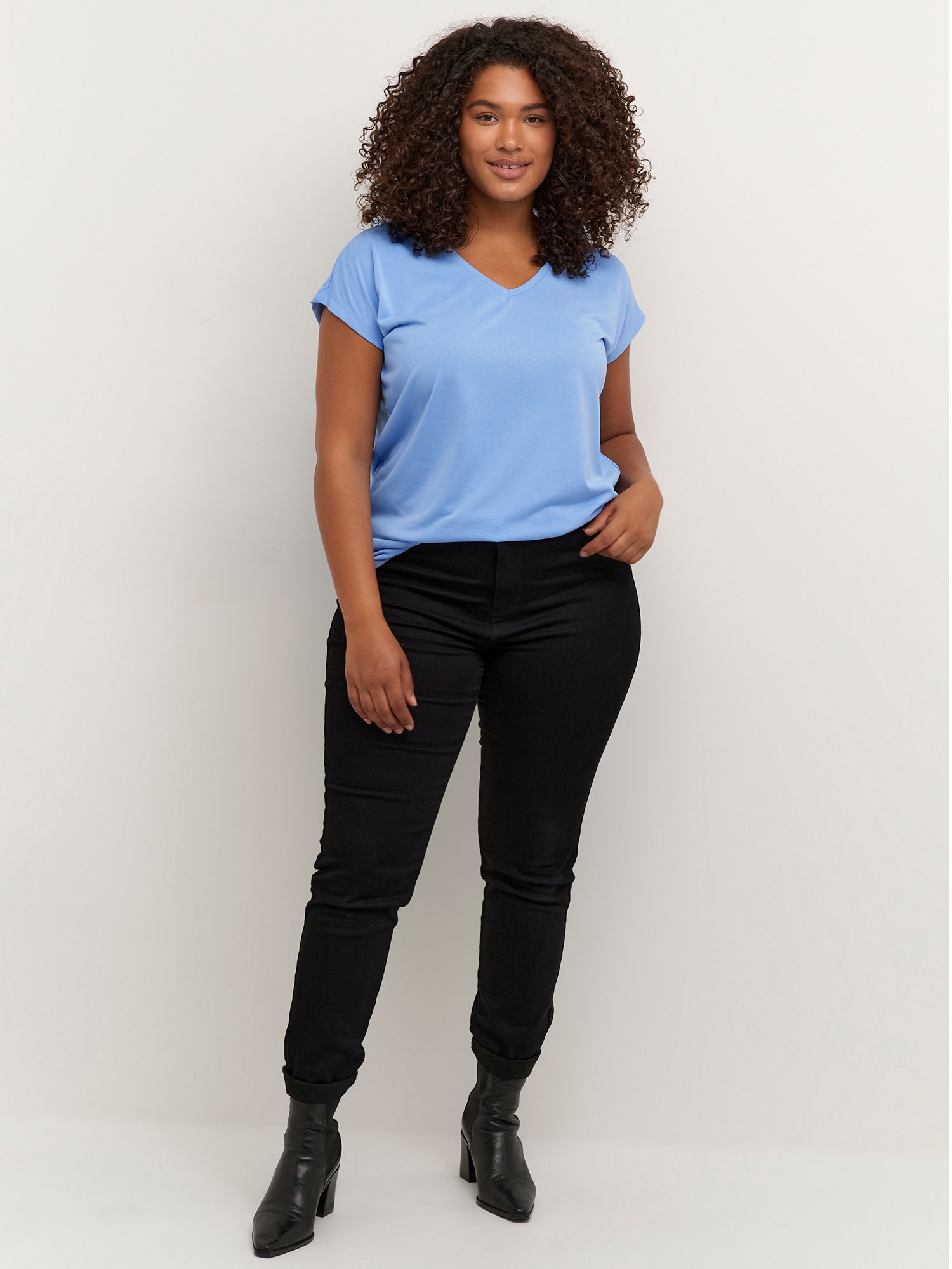 T-shirt fra Kaffe Curve