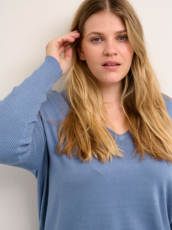KCMACHI - Plus Size Genser fra Kaffe Curve
