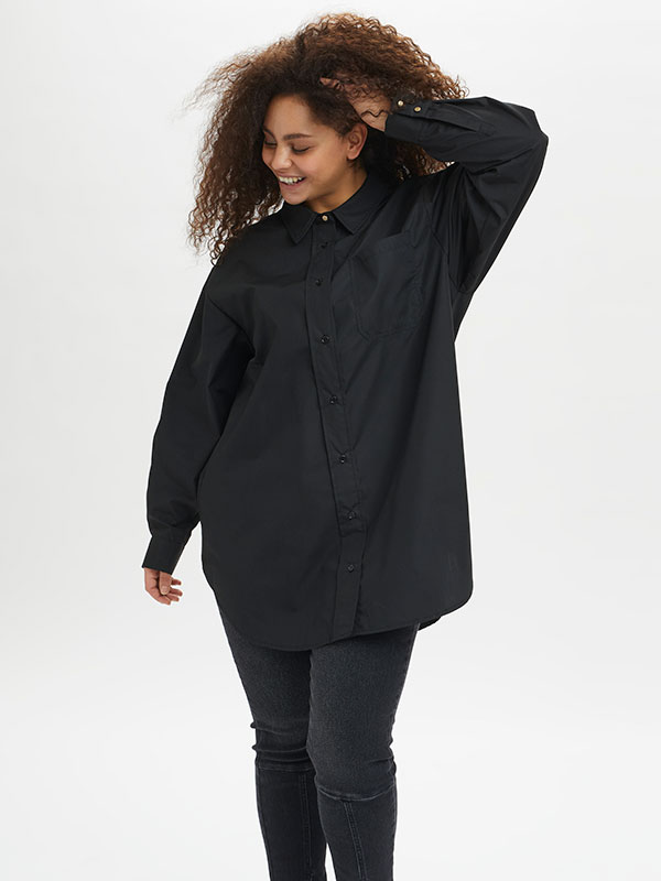 LONE - Plus Size Skjorte fra Kaffe Curve