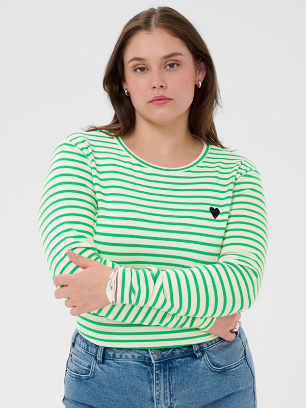 KCLIA - Plus Size Bluse fra Kaffe Curve