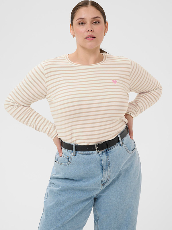 KCLIA - Plus Size Bluse fra Kaffe Curve