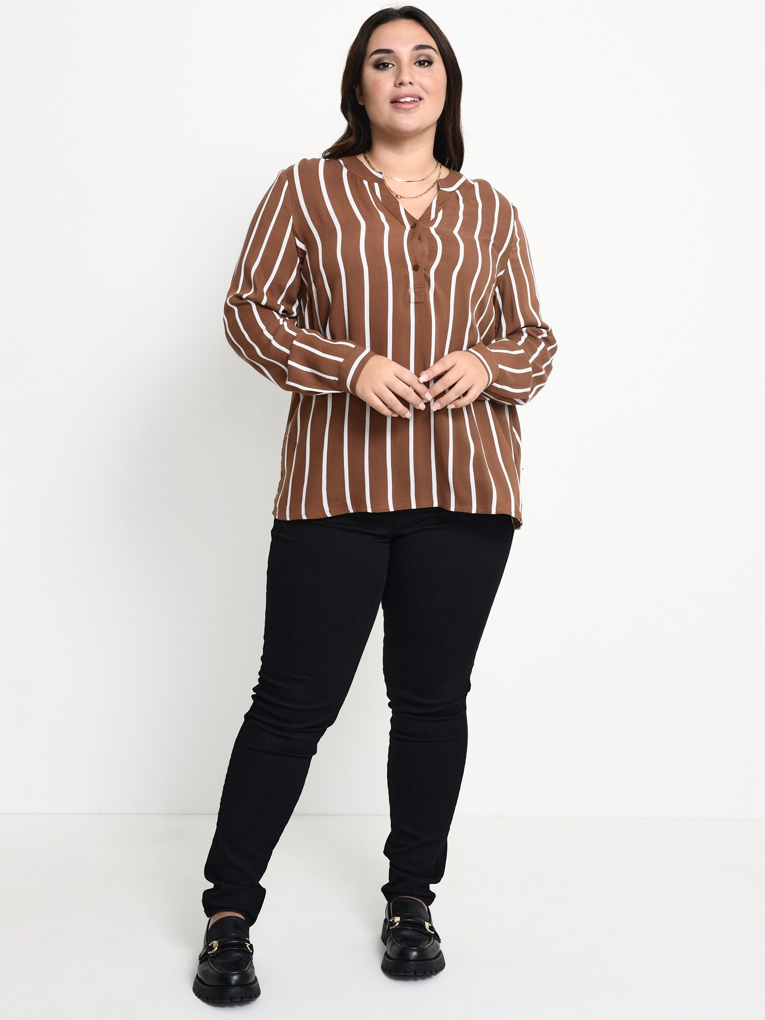 SIDA  - Plus Size Bluse fra Kaffe Curve
