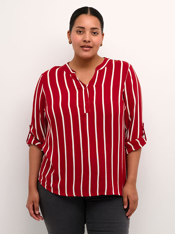 SIDA - Plus Size Bluse fra Kaffe Curve