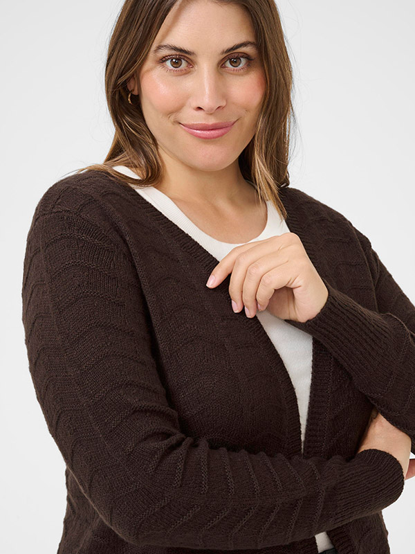 KCEMANA - Plus Size Cardigan fra Kaffe Curve