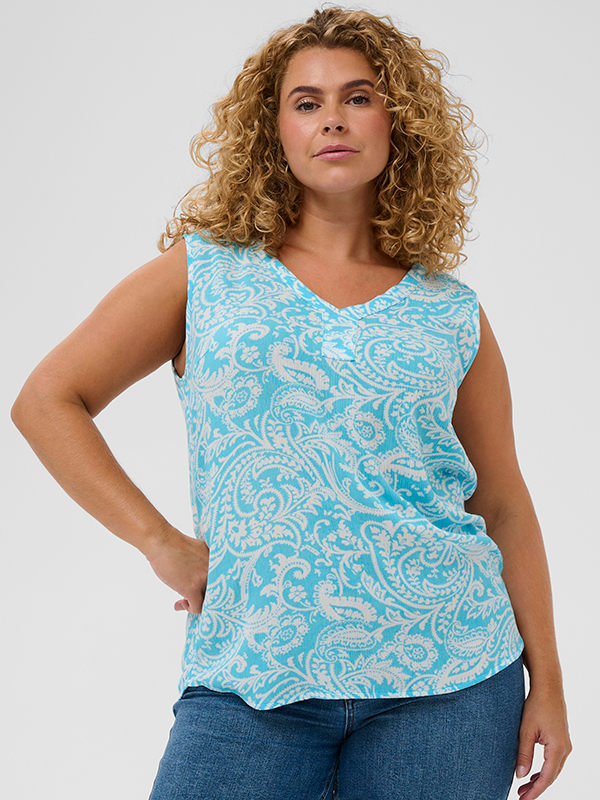 KCVILANA - Plus Size Topp fra Kaffe Curve