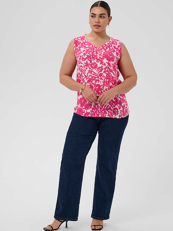 KCVILANA - Plus Size Topp fra Kaffe Curve