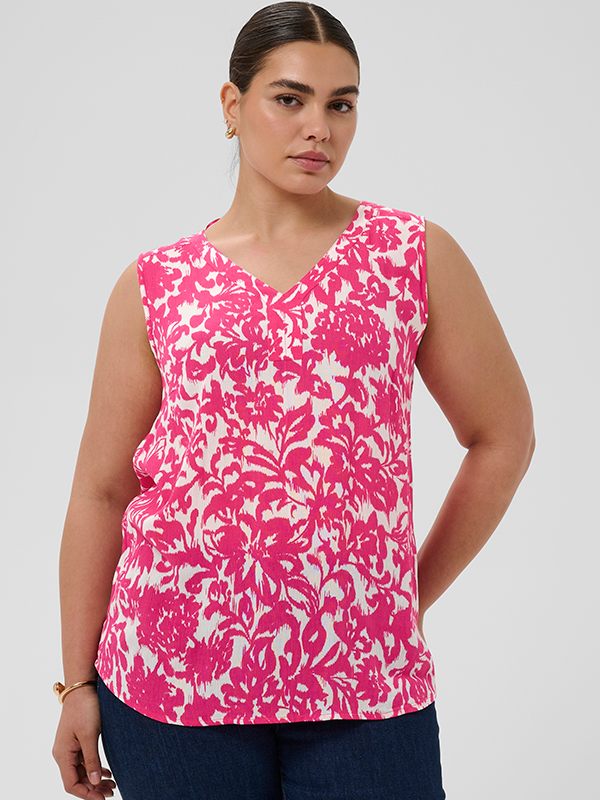 KCVILANA - Plus Size Topp fra Kaffe Curve