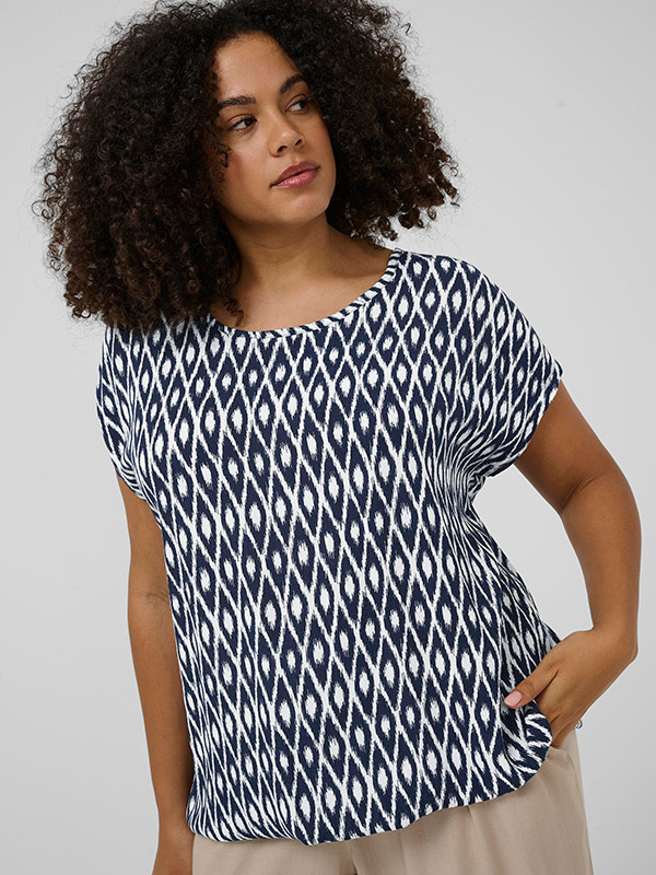 KCVILANA - Plus Size Bluse fra Kaffe Curve