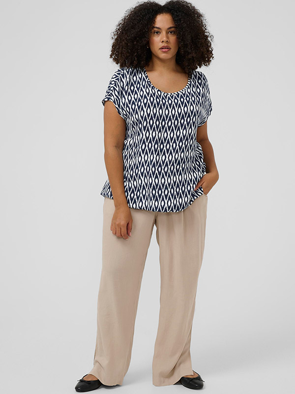 KCVILANA - Plus Size Bluse fra Kaffe Curve