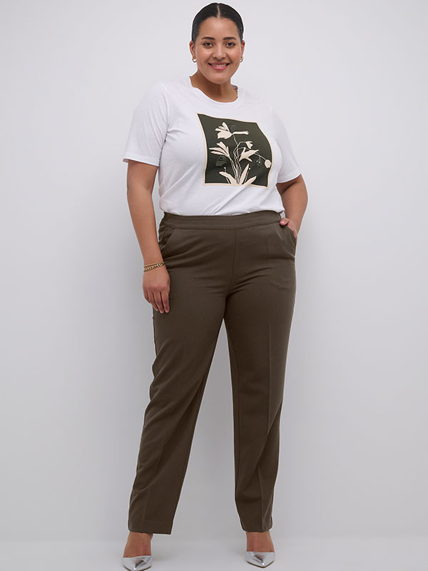 SAKIRA - Plus Size Bukser fra Kaffe Curve