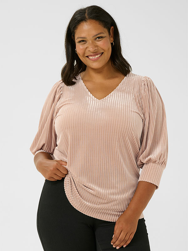KCCACANNA - Plus Size Bluse fra Kaffe Curve
