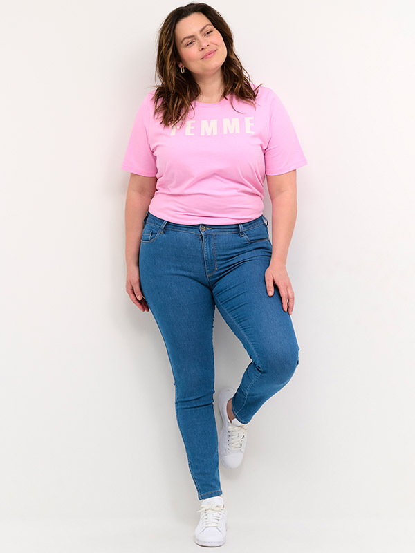 VICKA - Plus Size Jeans fra Kaffe Curve