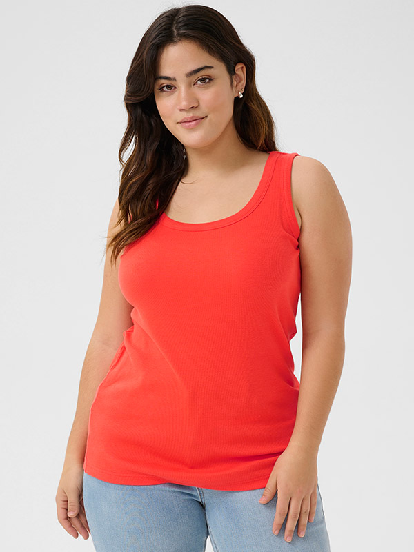 KCCARINA - Plus Size Topp fra Kaffe Curve