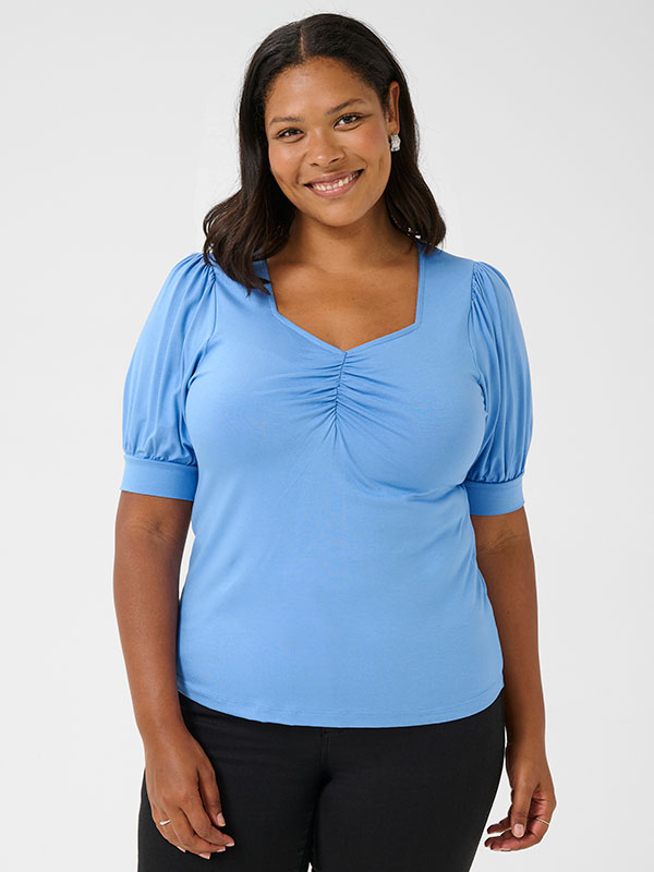 KCSISSY - Plus Size T-shirt fra Kaffe Curve