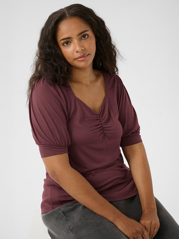 KCSISSY - Plus Size Bluse fra Kaffe Curve