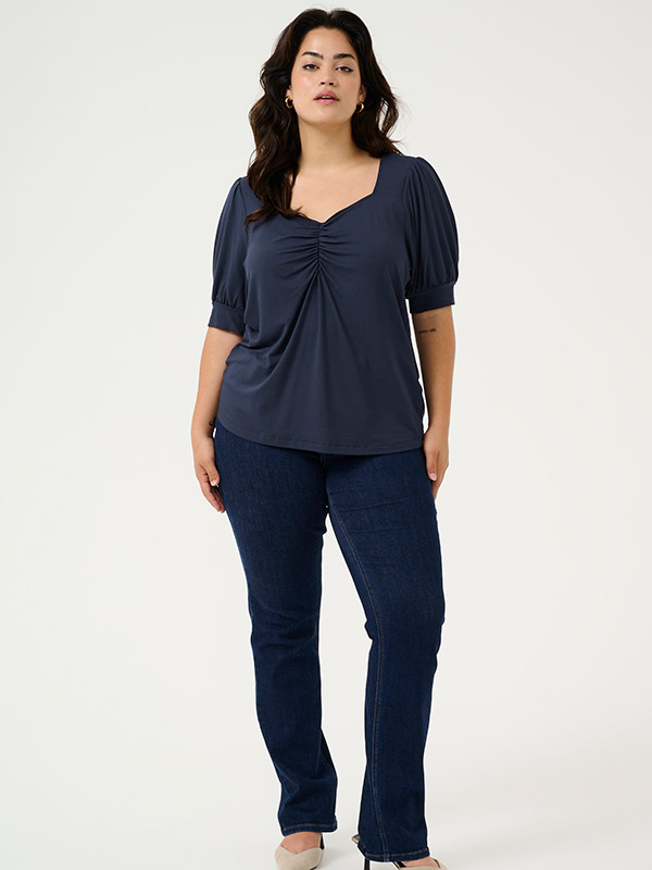KCSISSY - Plus Size Bluse fra Kaffe Curve
