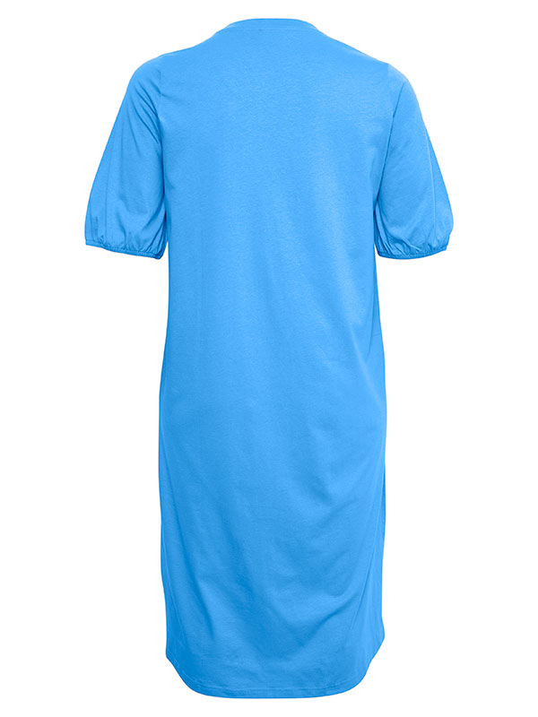 ERNA - Blå t-skjortekjole  fra Kaffe Curve