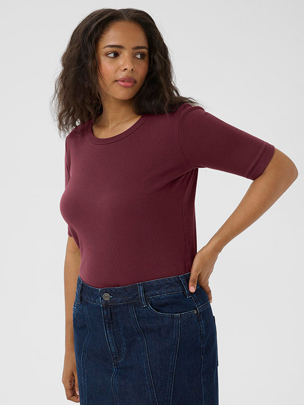 KCCARINA - Plus Size T-shirt fra Kaffe Curve