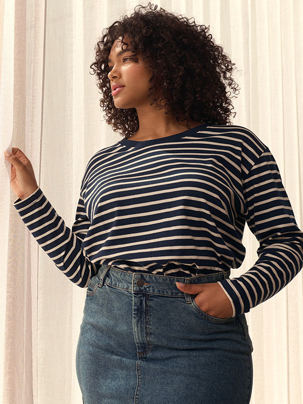 WINNI - Plus Size Bluse fra Kaffe Curve