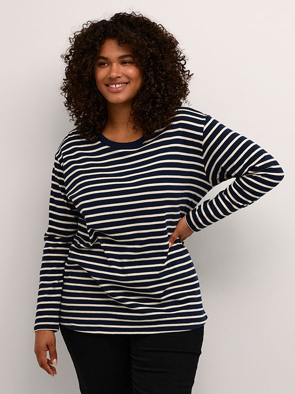 WINNI - Plus Size Bluse fra Kaffe Curve