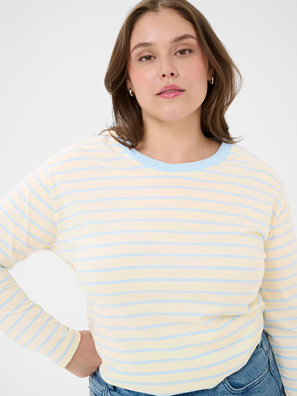 KCWINNI - Plus Size Bluse fra Kaffe Curve