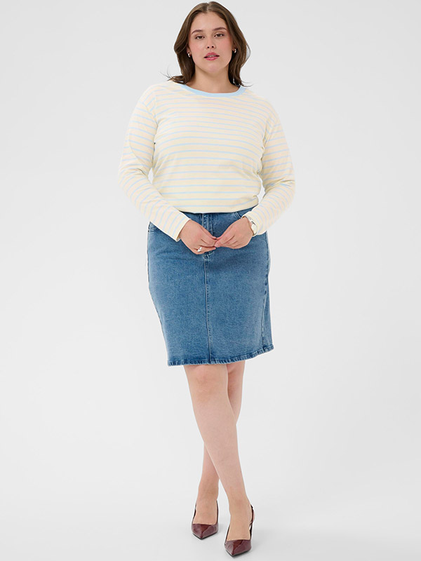 KCWINNI - Plus Size Bluse fra Kaffe Curve