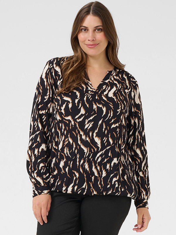 KCDIANA - Plus Size Bluse fra Kaffe Curve