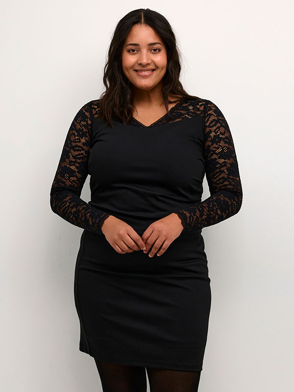 KCINDI - Plus Size Kjole fra Kaffe Curve
