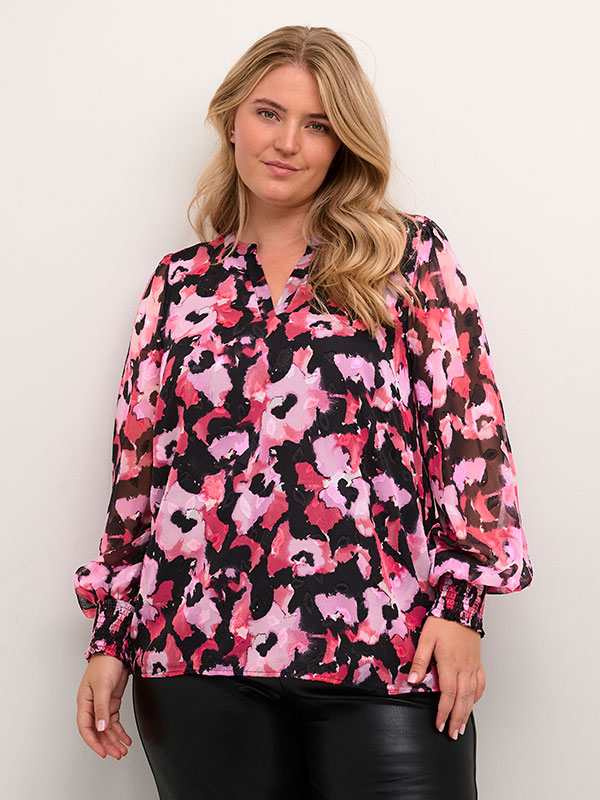 5715375125856 - Plus Size Bluse fra Kaffe Curve