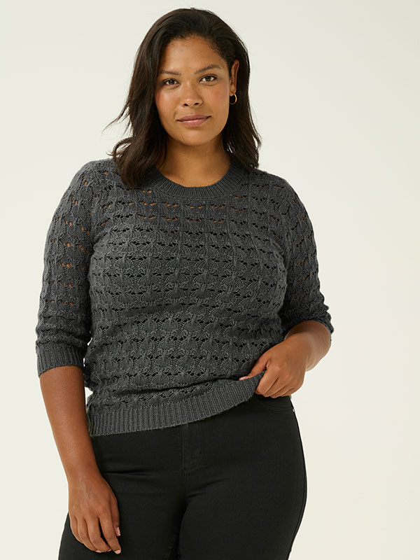KCHELENA - Plus Size Genser fra Kaffe Curve