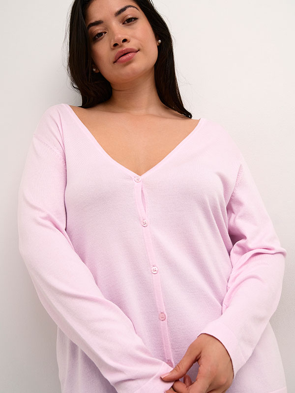 KCFARSIA - Plus Size Cardigan fra Kaffe Curve