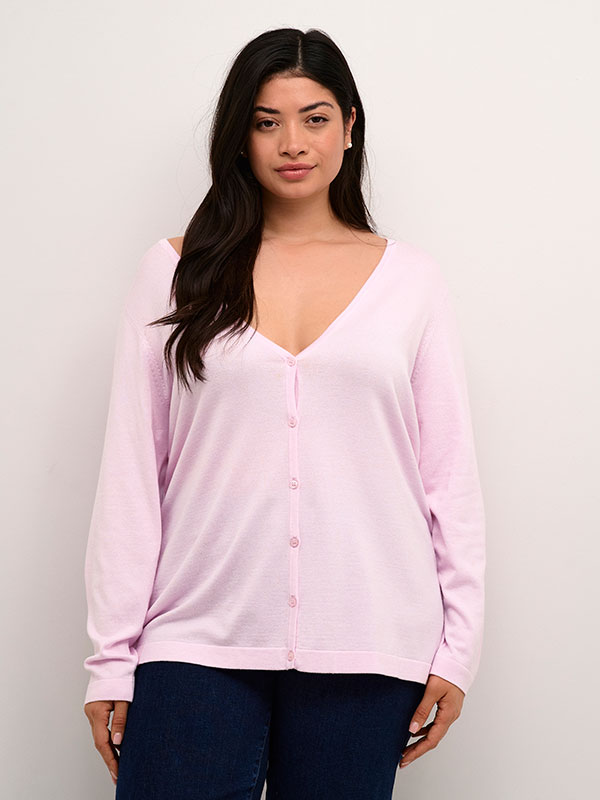 KCFARSIA - Plus Size Cardigan fra Kaffe Curve