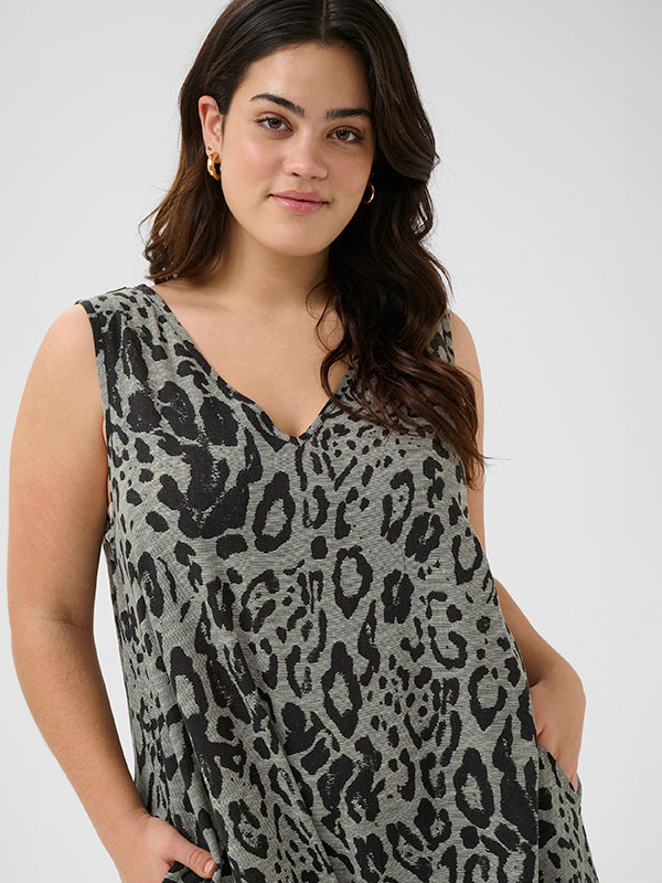KCMILLE - Plus Size Kjole fra Kaffe Curve