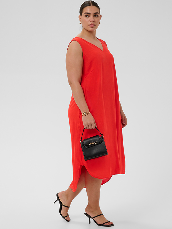 KCMILLE - Plus Size Kjole fra Kaffe Curve