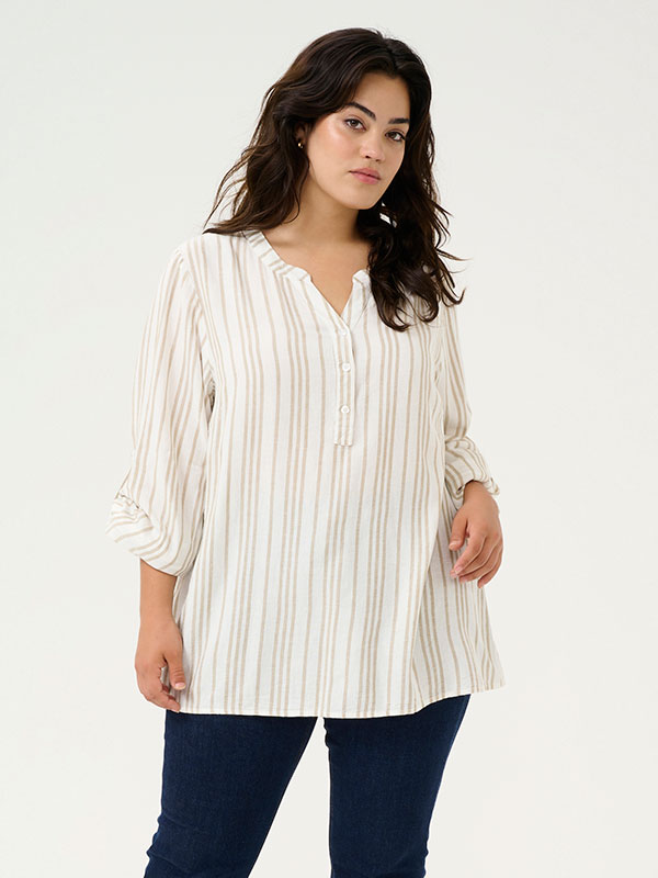 KCMILLE - Plus Size Bluse fra Kaffe Curve