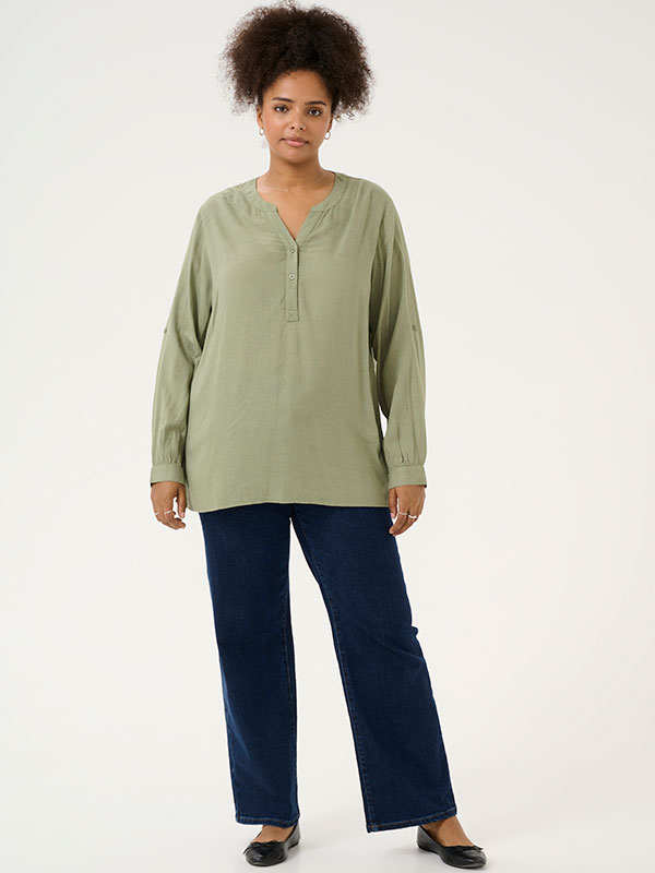 KCMILLE - Plus Size Bluse fra Kaffe Curve