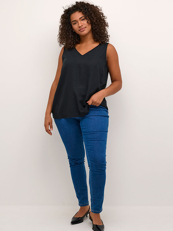 KCMILLE - Plus Size Topp fra Kaffe Curve