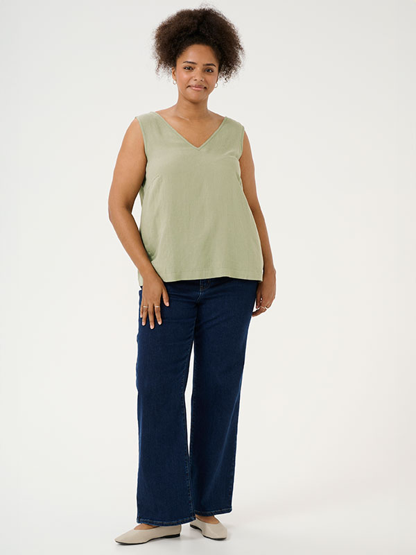 KCMILLE - Plus Size Topp fra Kaffe Curve