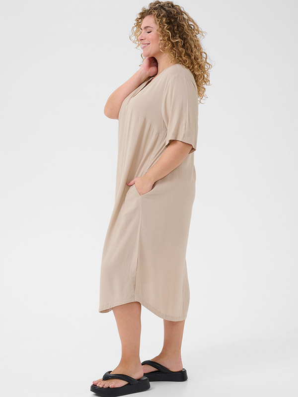 KCMILLE - Plus Size Kjole fra Kaffe Curve