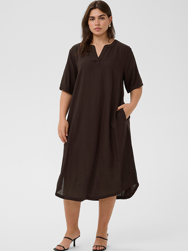 KCMILLE - Plus Size Kjole fra Kaffe Curve