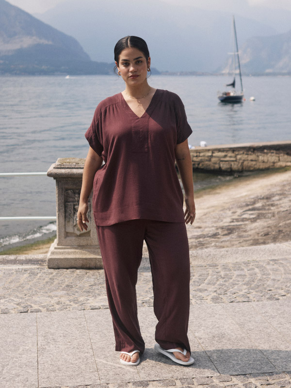 KCMILLE - Plus Size Bukser fra Kaffe Curve