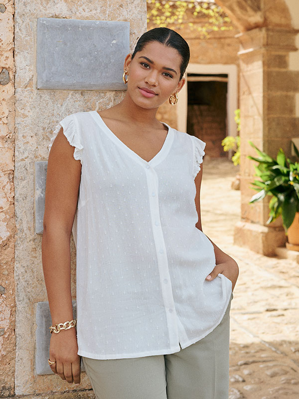 Bluse fra Kaffe Curve