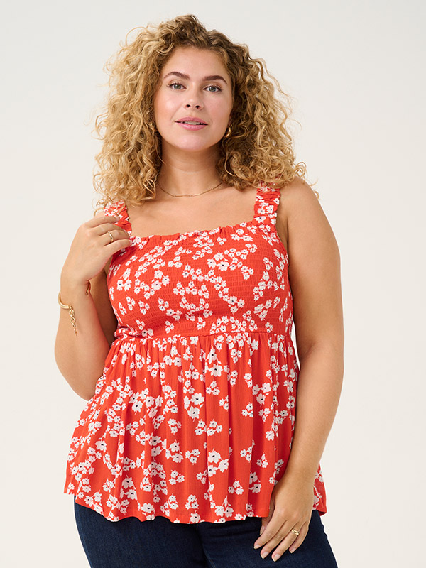 KCAMI - Plus Size Topp fra Kaffe Curve
