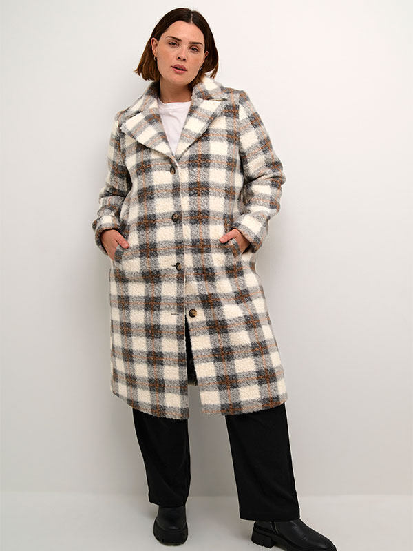 KCSALINA - Plus Size Frakk fra Kaffe Curve