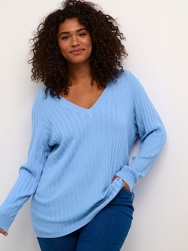 KCLONA - Plus Size Genser fra Kaffe Curve