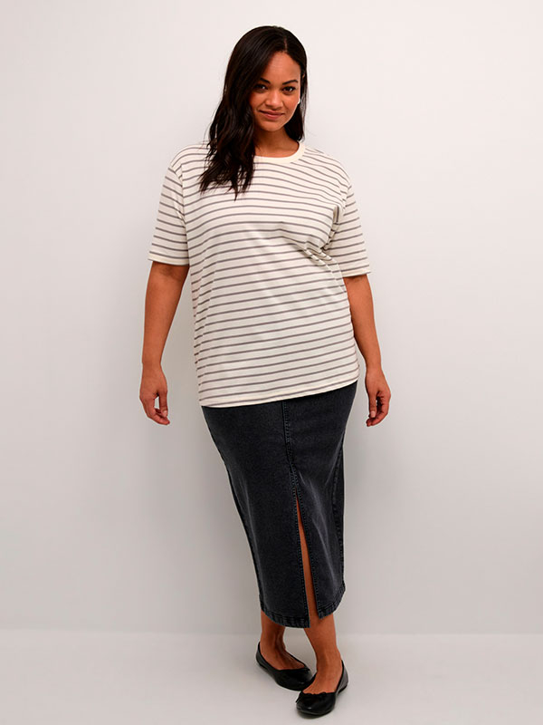 KCWINNI - Plus Size T-shirt fra Kaffe Curve