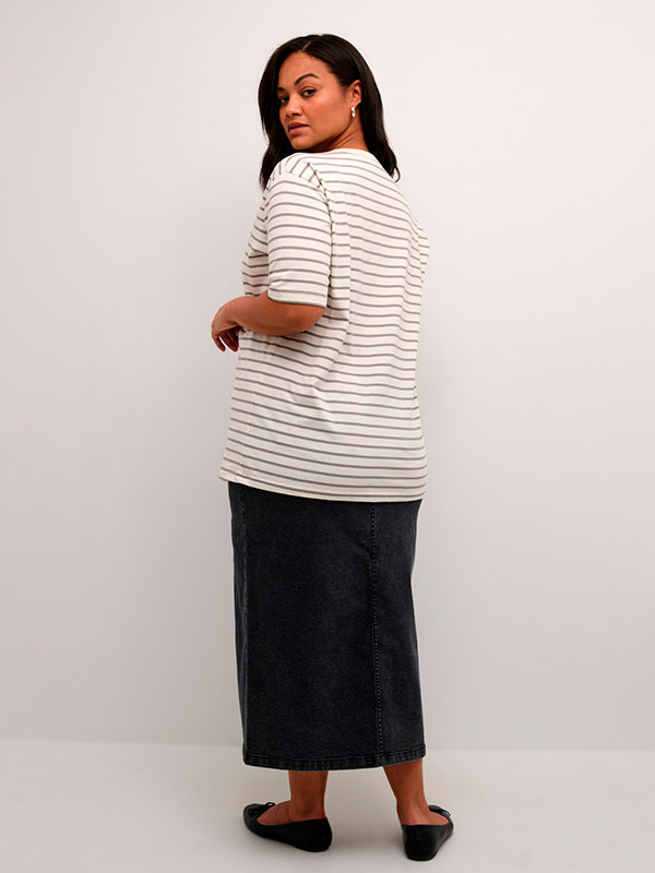KCWINNI - Plus Size T-shirt fra Kaffe Curve