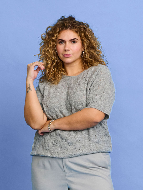 KCNALENE - Plus Size Bluse fra Kaffe Curve
