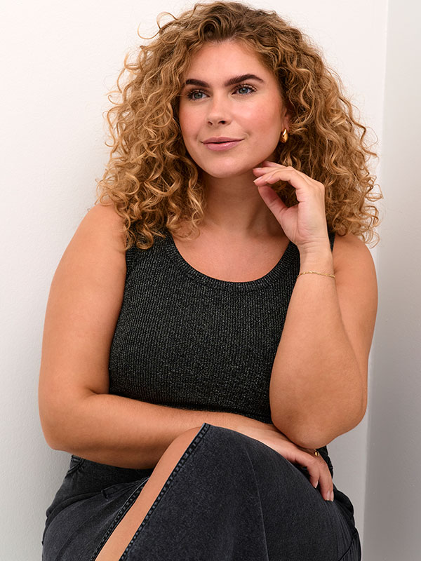 KCCELIA - Plus Size Topp fra Kaffe Curve